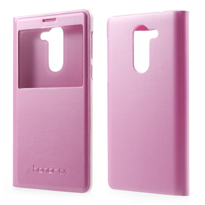 Case Huawei GR5 2017 เคสฝาพับ หนัง PU มีช่องวิวสีสันสวยงาม