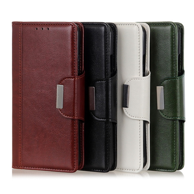Case OPPO Reno 5 Pro 5G #เคสฝาพับหนัง PU แบบกระเป๋าสตางค์ Glossy PU Leather Wallet