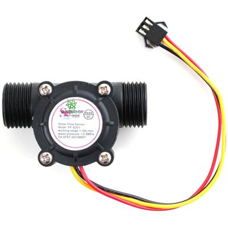 เซ็นเซอร์วัดอัตราการไหลของน้ำ Water Flow sensor 1/2นิ้ว Water flow sensor Flow meter