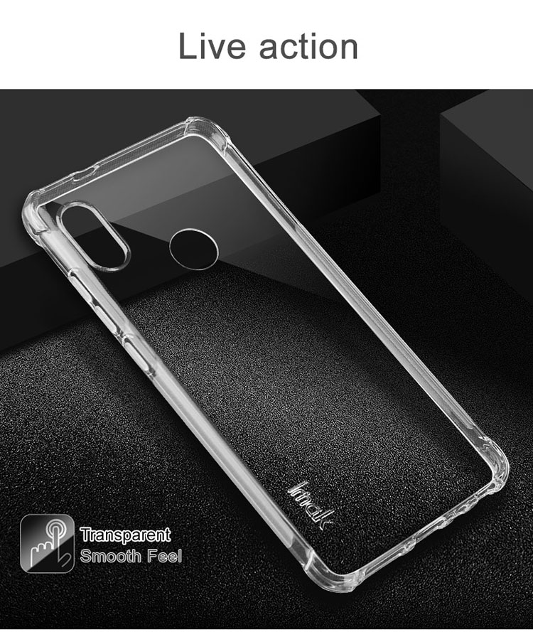 Case Xiaomi Redmi Note 5 #เคสฝาหลัง IMAK Sandy Feel Airbag Shockproof TPU + ฟิล์มกันรอย Explosion-proof Screen Film