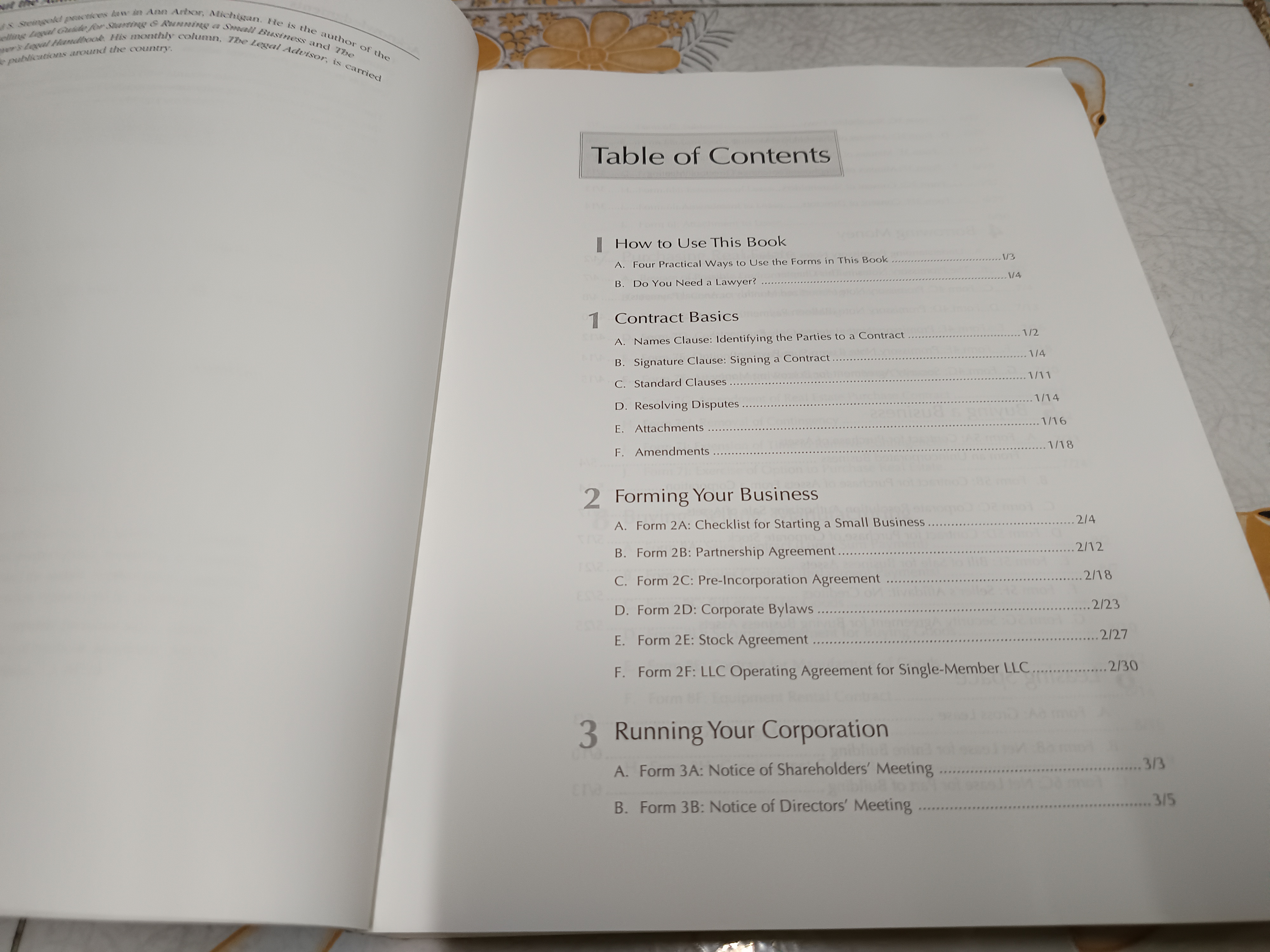 Legal Forms for Starting & Running a Small Business + 1cd By Attorney Fred S. Steingold, **สินค้าหมด**