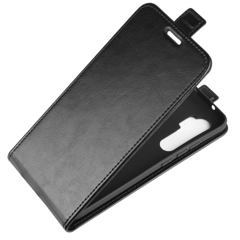 เคส Xiaomi Mi Note 10 Lite #เคสฝาพับหนัง PU Crazy Horse แนวตั้ง พร้อมช่องเสียบการ์ด