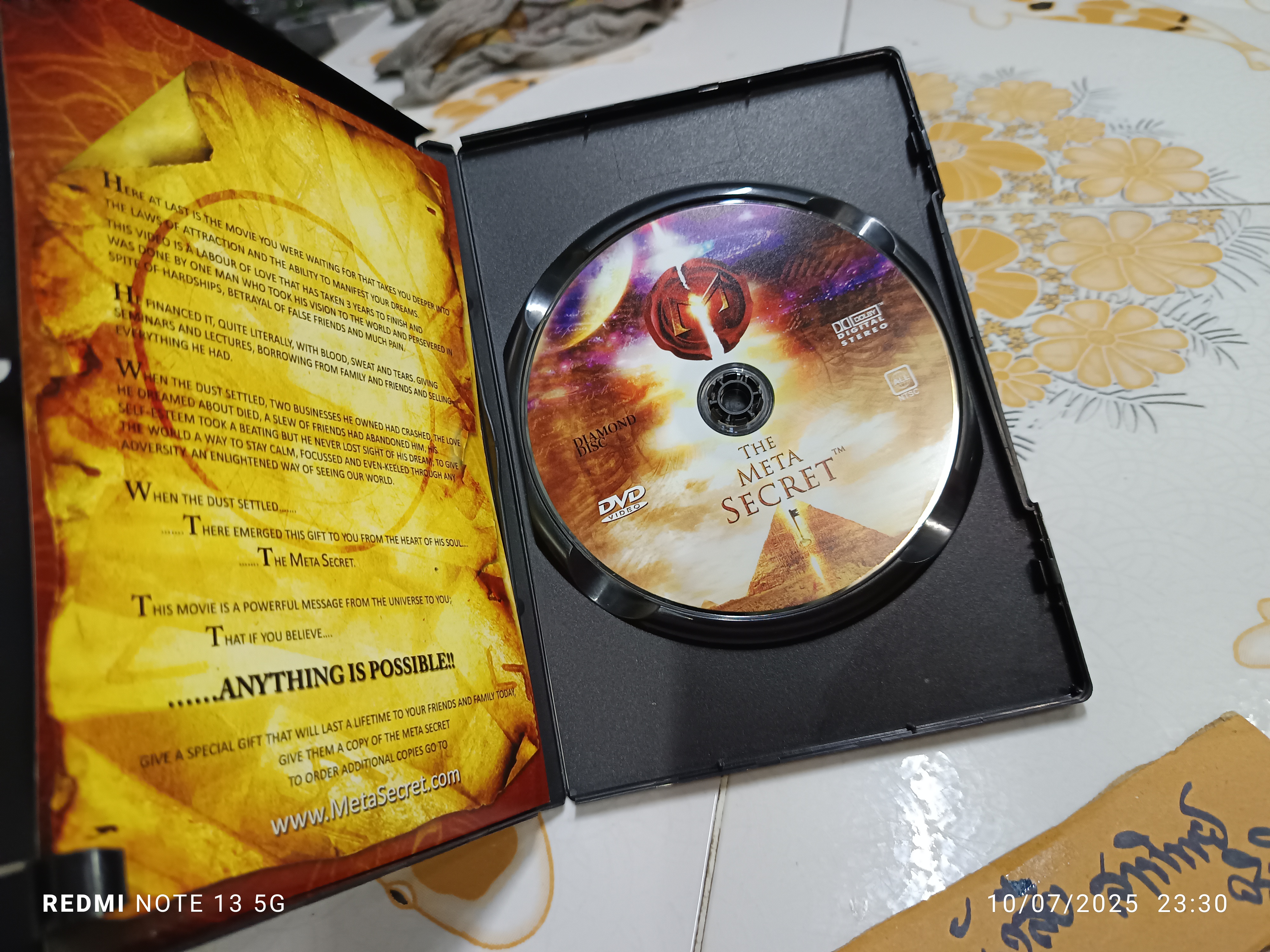 The Meta Secret: Anything Is Possible Mel Gill (ฉบับภาษาอังกฤษ) 1 Book + 1 DVD