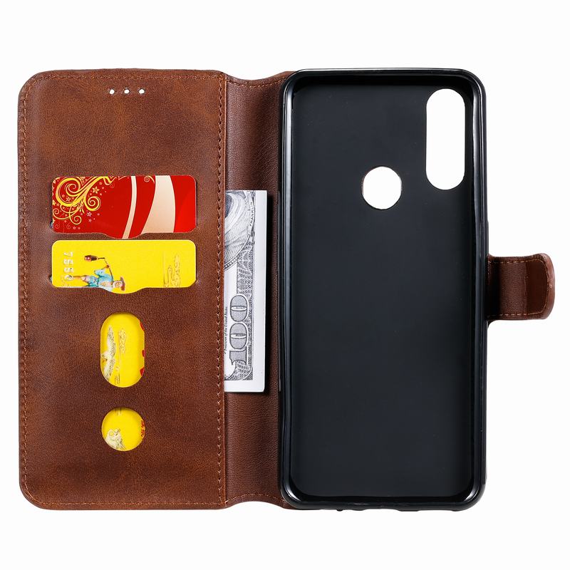 เคส OPPO A31 2020 #เคสฝาพับหนัง PU #เคสฝาพับแบบกระเป๋าสตางค์ Classic Wallet Leather Stand Phone Cover
