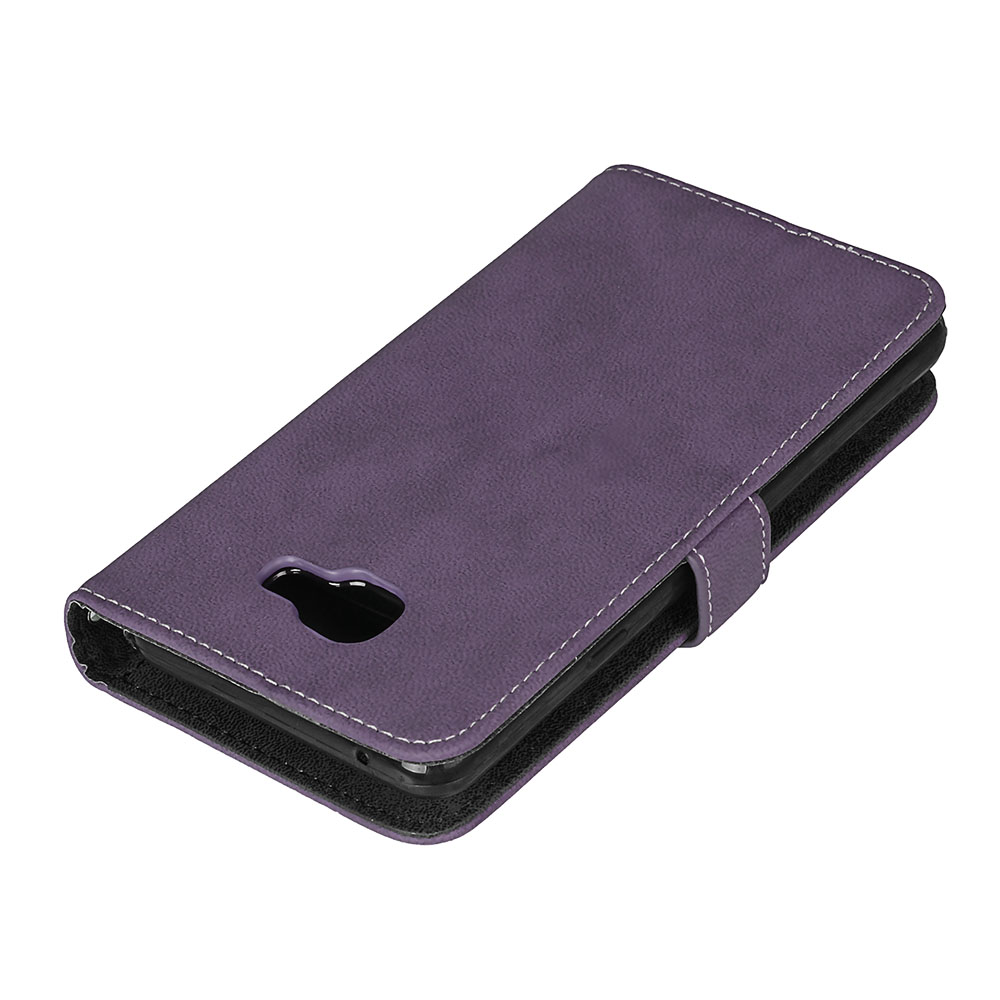 เคส Samsung Galaxy C9 Pro #เคสฝาพับ MatteSkin PU Leather Stand มีช่องใส่นามบัตรพร้อมช่องเสียบการ์ดได้ 9 ใบ