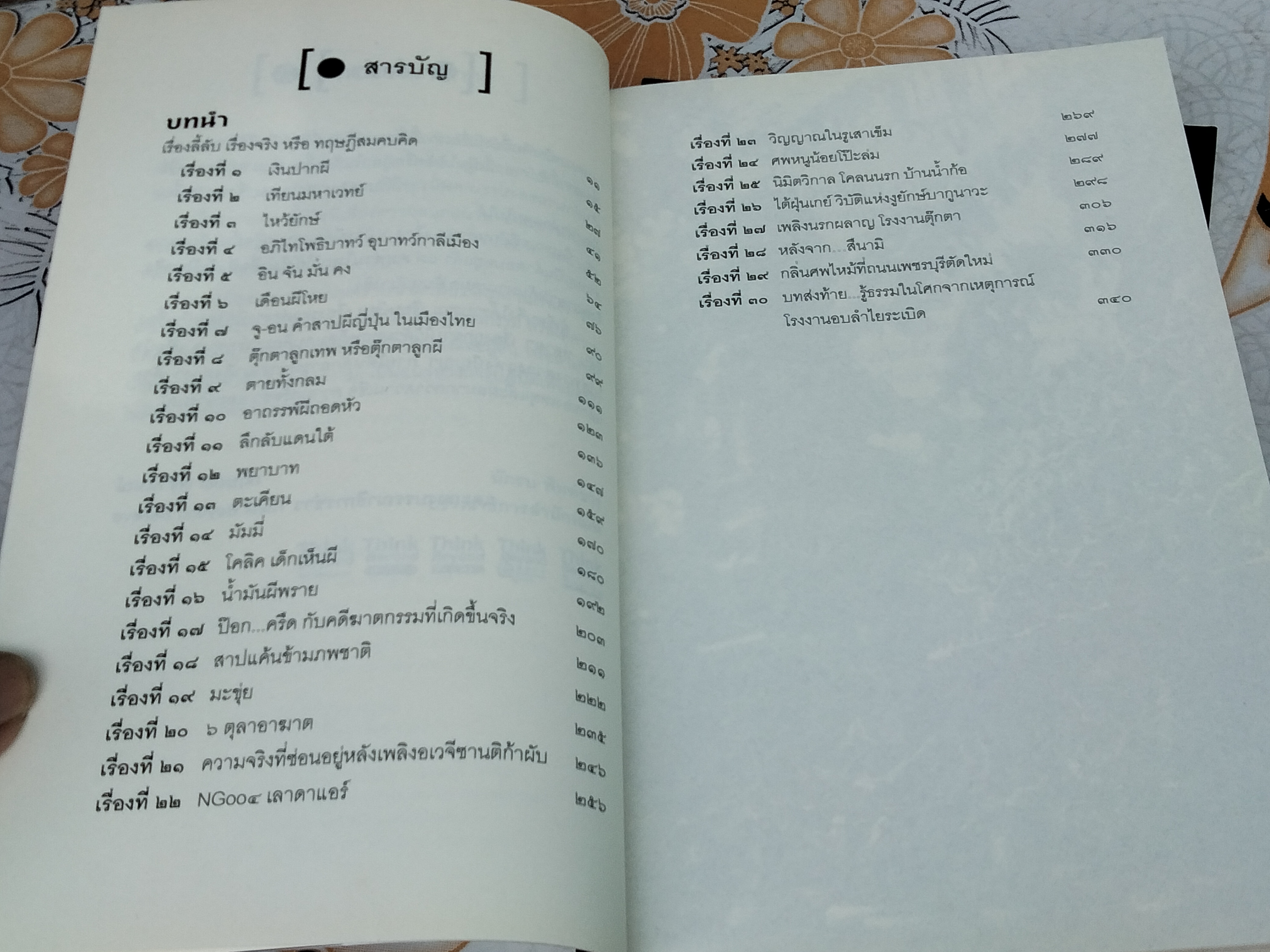 ประสบการณ์ลี้ลับ (บันทึกจากเรื่องจริง) โดย กฤษณะ พราหมณ์ และกองบรรณาธิการข่าว Think Beyond Believe