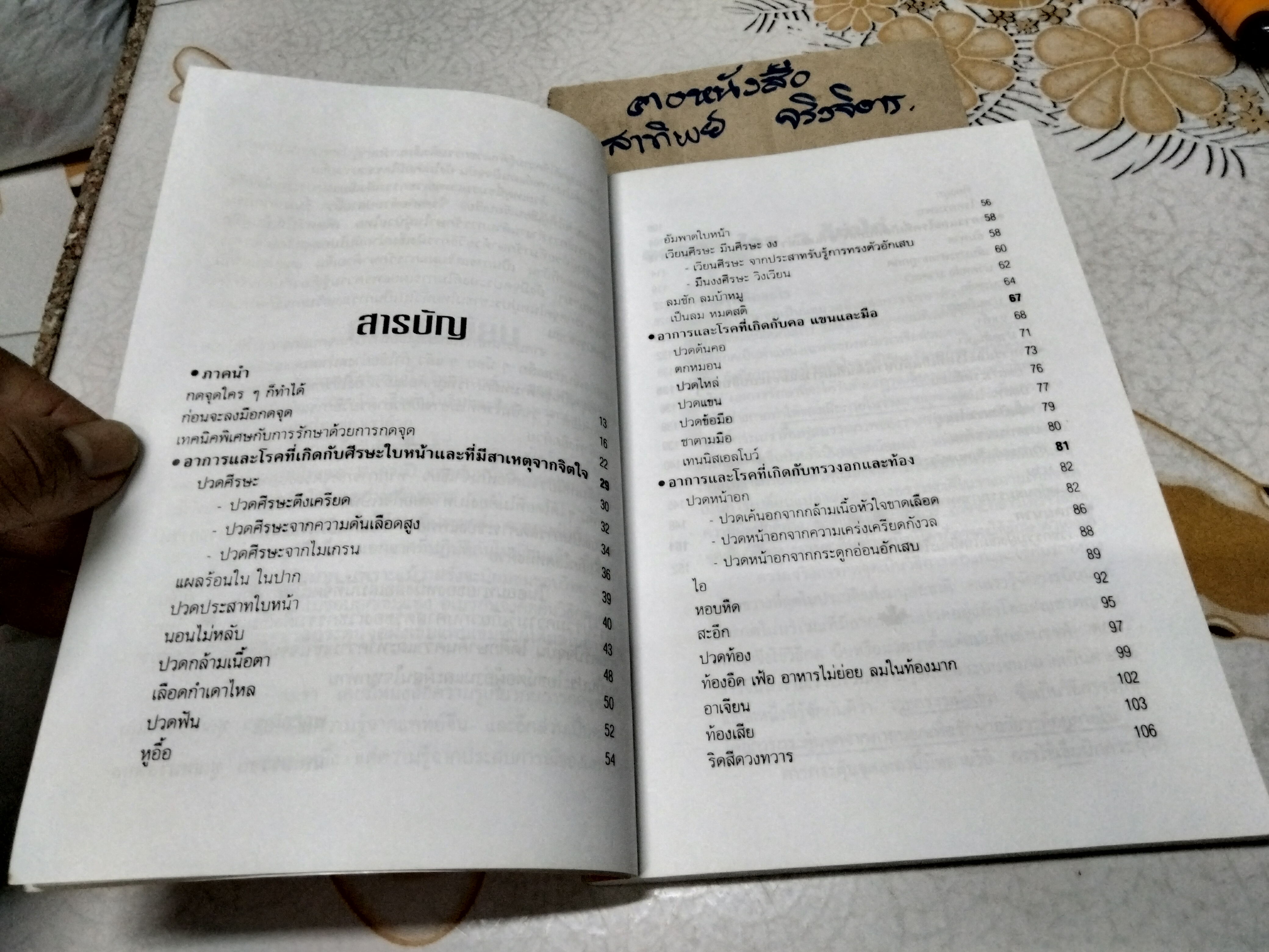 โรคหายด้วยปลายนิ้ว พญ.ณัฏฐา ชุณหสวัสดิกุล , นพ.บรรจบ ชุณหสวัสดิกุล