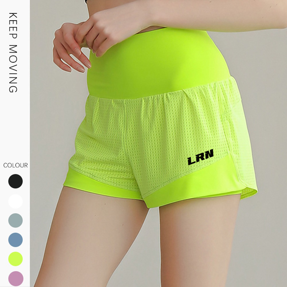 กางเกงวิ่งมาราธอน 2" วิ่งเทรล woman เอวสูงปิดพุงมีซิปกระเป๋าด้านหลัง (G21)