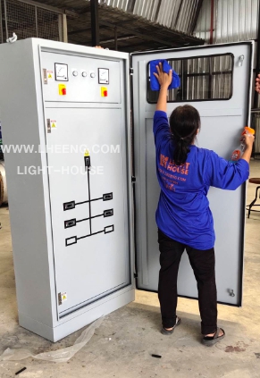 ตู้สวิทซ์บอร์ด ตั้งพื้น ฝา 2 ชั้น 800x1800x40 mm. CVS250A (Switchboard waterproof 800x1800x40 mm 250A)