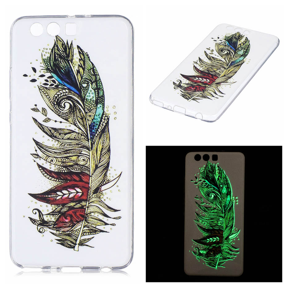 เคส Huawei P10 Plus #เคสฝาหลัง TPU Luminous IMD มีลวดลายเรืองแสงสวยงาม