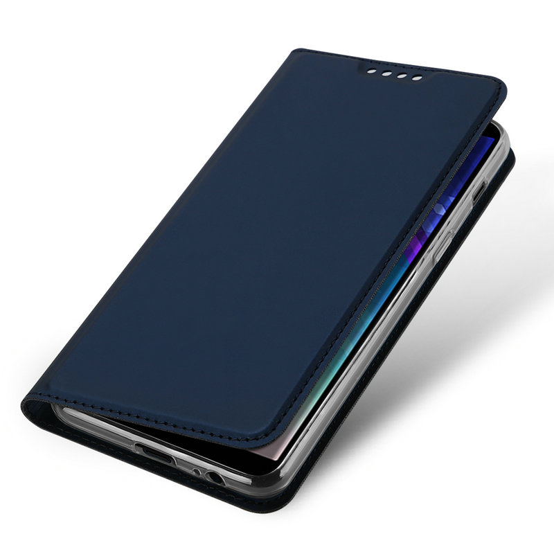 เคส Samsung Galaxy J8 (2018) #เคสฝาพับ DUX DUCIS Skin Pro Series คุณภาพดี