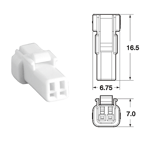 ปลั๊กต่อสายไฟ,AUTOMOTIVE CONNECTORS KST,025 JSTC JWPF SERIES SEALED 0.33sqmm