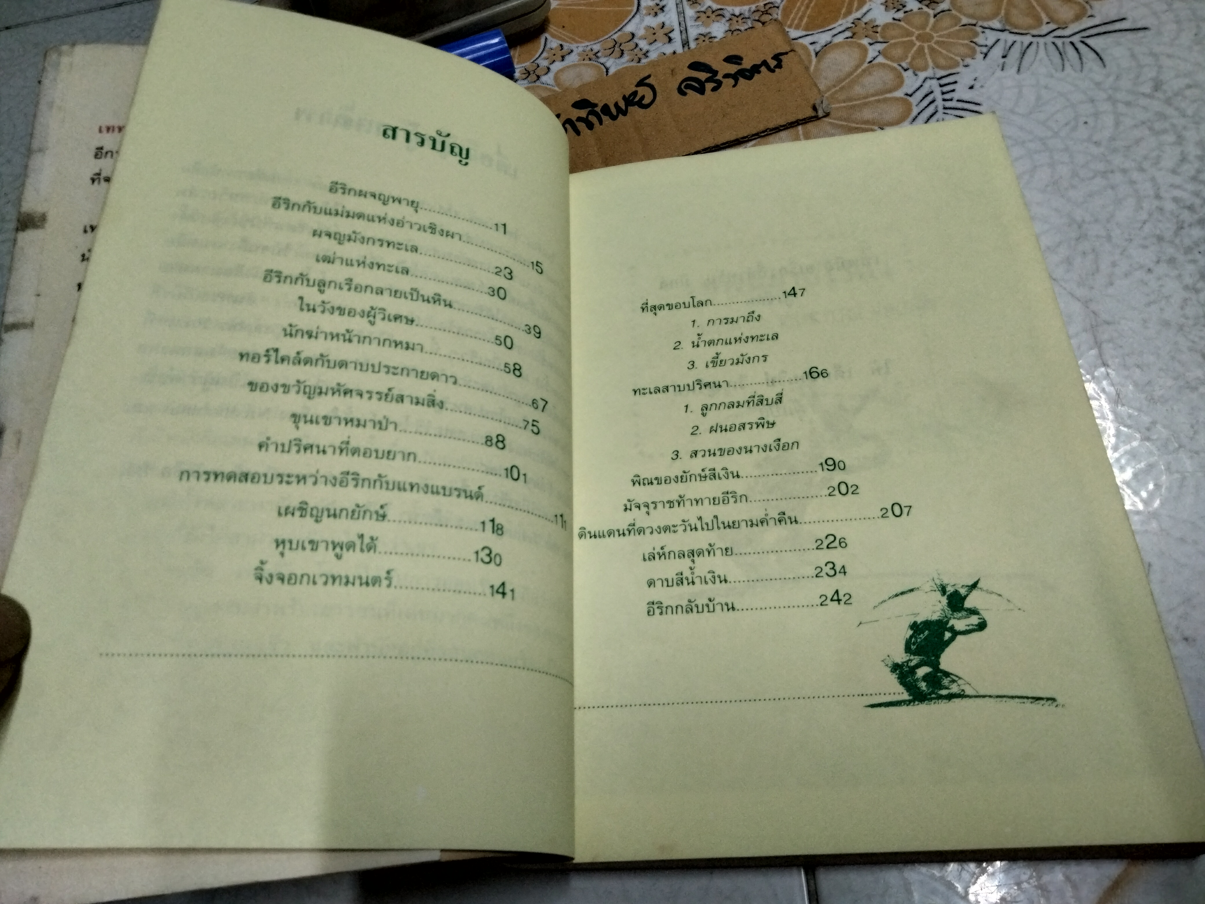 เทพนิยายไวกิ้ง (The Saga of Erik The Viking) เทอร์รี โจนส์ (Terry Jones) เขียน - วัชรินทร์ อำพัน แปล / พิมพ์ 3/2537 สนพ ดอกหญ้า