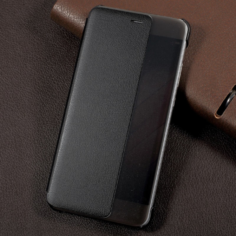 เคส Huawei P10 เคสฝาพับมีช่องวิวด้านข้าง เคสหนังPU