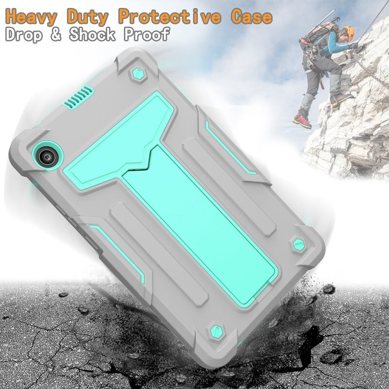 Case Huawei MatePad T8 8 นิ้ว #เคสฝาหลังกันกระแทกมีขาตั้ง Kickstand PC Silicone Armour Defender