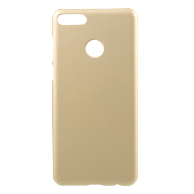 เคส Huawei Y9 (2018) #เคสฝาหลังพลาสติกแข็งสีล้วน Rubberized PC Hard Shell