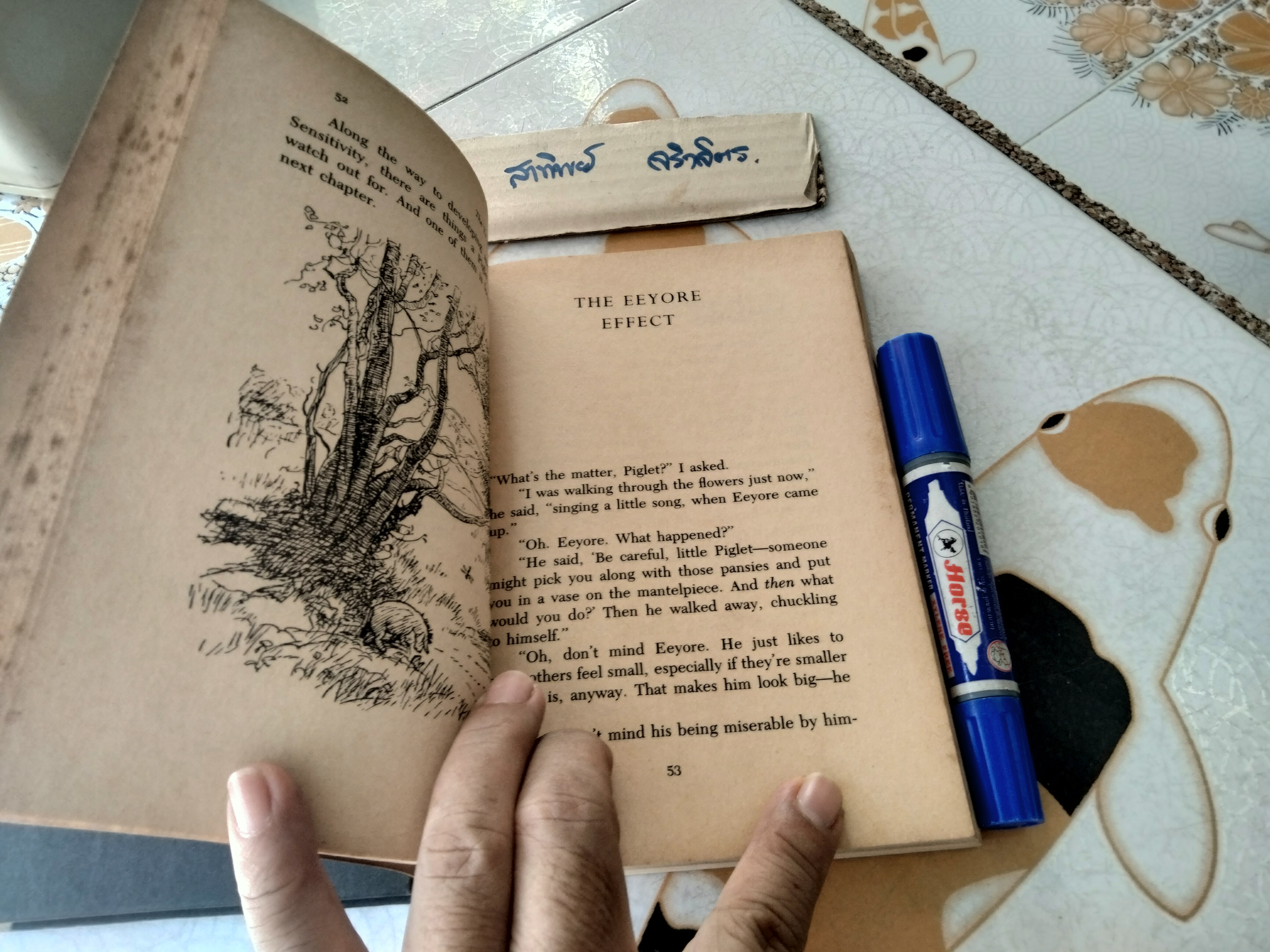 The Tao of Pooh (ปกแข็ง - ไม่มีใบหุ้มปก) + The Te of Piglet (ปกอ่อน) ขายรวม 2 เล่ม / Benjamin Hoff **สินค้าหมด**