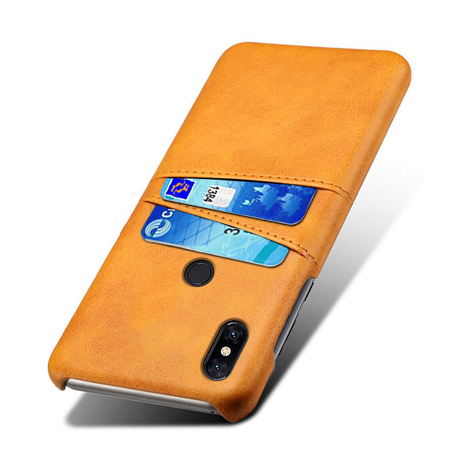 Case vivo V11 / V11 Pro #เคสฝาหลังหุ้มหนัง Double Card Slots PU Leather Coated