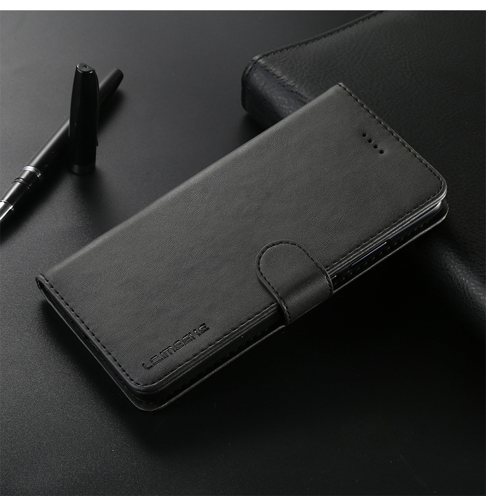Case Huawei Mate 20 Pro #เคสฝาพับ LC.IMEEKE เคสหนัง PU คุณภาพดีสไตล์กระเป๋าสตางค์พร้อมช่องใส่การ์ด