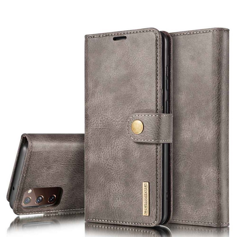 Case Samsung Galaxy Note 20 / Note 20 5G #เคสสไตล์กระเป๋าสตางค์แบบแยกส่วน DG.MING Detachable 2-in-1 Wallet Split Leather