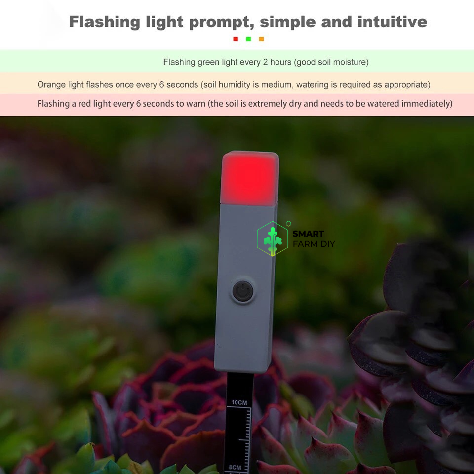 เครื่องวัดความชื้นในดินของพืช Plant Sensor (แบตเตอรี่ AAA)