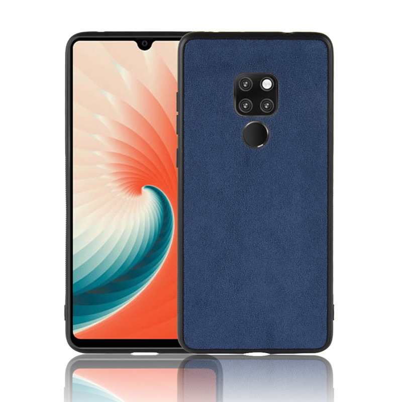 Case Huawei Mate 20 X #เคสฝาหลังพลาสติกผิวเคลือบผ้ากำมะหยี่ PC + TPU Hybrid Case