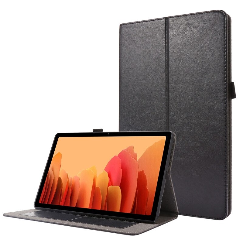 เคส Samsung Galaxy Tab A7 10.4นิ้ว 2020 (T500,T505,T507) #เคสฝาพับหนัง PU มีช่องเก็บบัตร Flip PU Leather soft cover stand holder