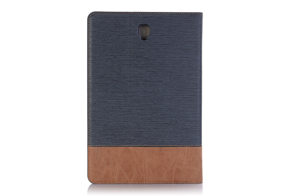 Case Samsung Galaxy Tab S4 10.5 T830 T835 #เคสฝาพับกระเป๋าสตางค์หนัง PU สมาร์ท 2 สี Bi-color Smart Stripe Leather Wallet