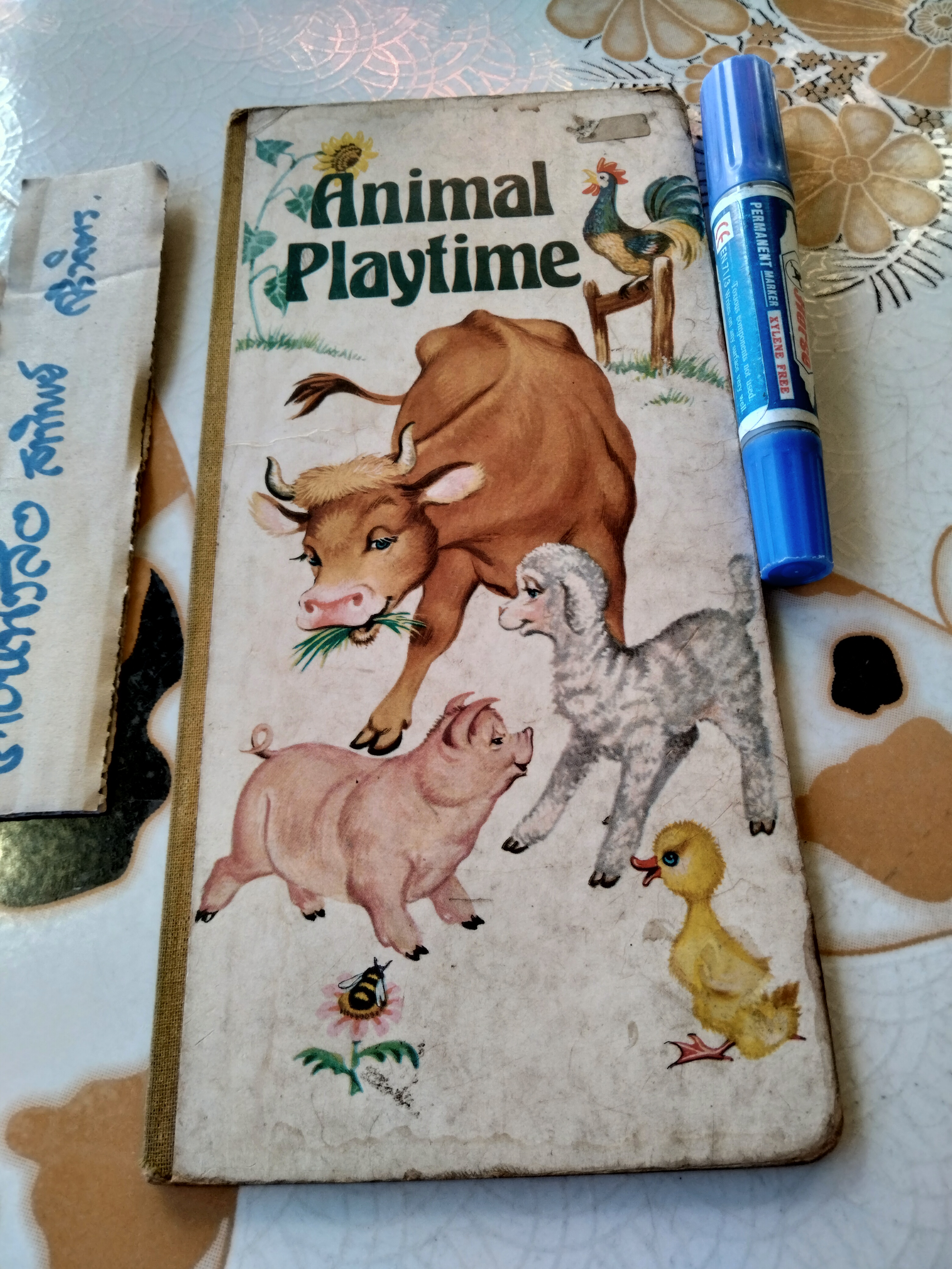 Animal Playtime , Boardbook , Vintage Murrays Childrens Books, printed in Holland.