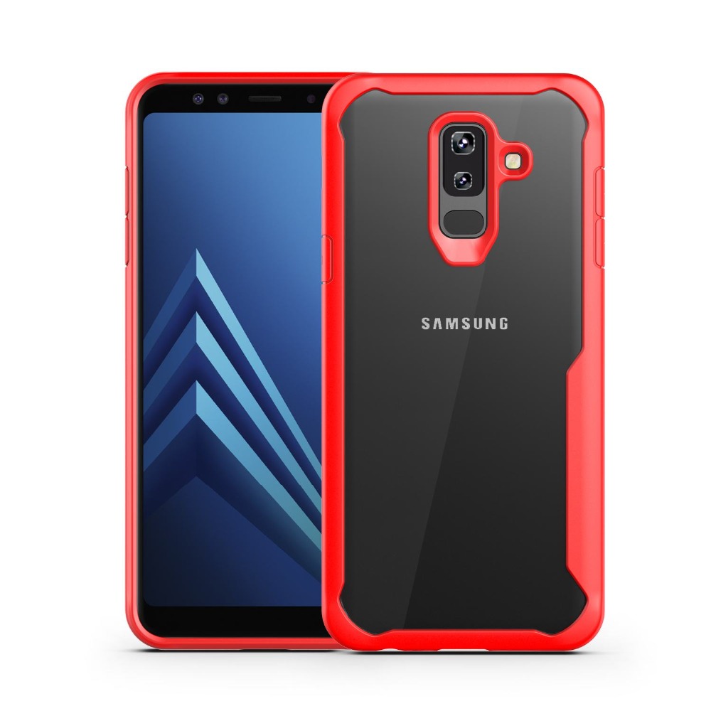Case Samsung Galaxy A6+ (2018) #เคสฝาหลัง Shock Absorption Tough PC+TPUสวยงามทันสมัย