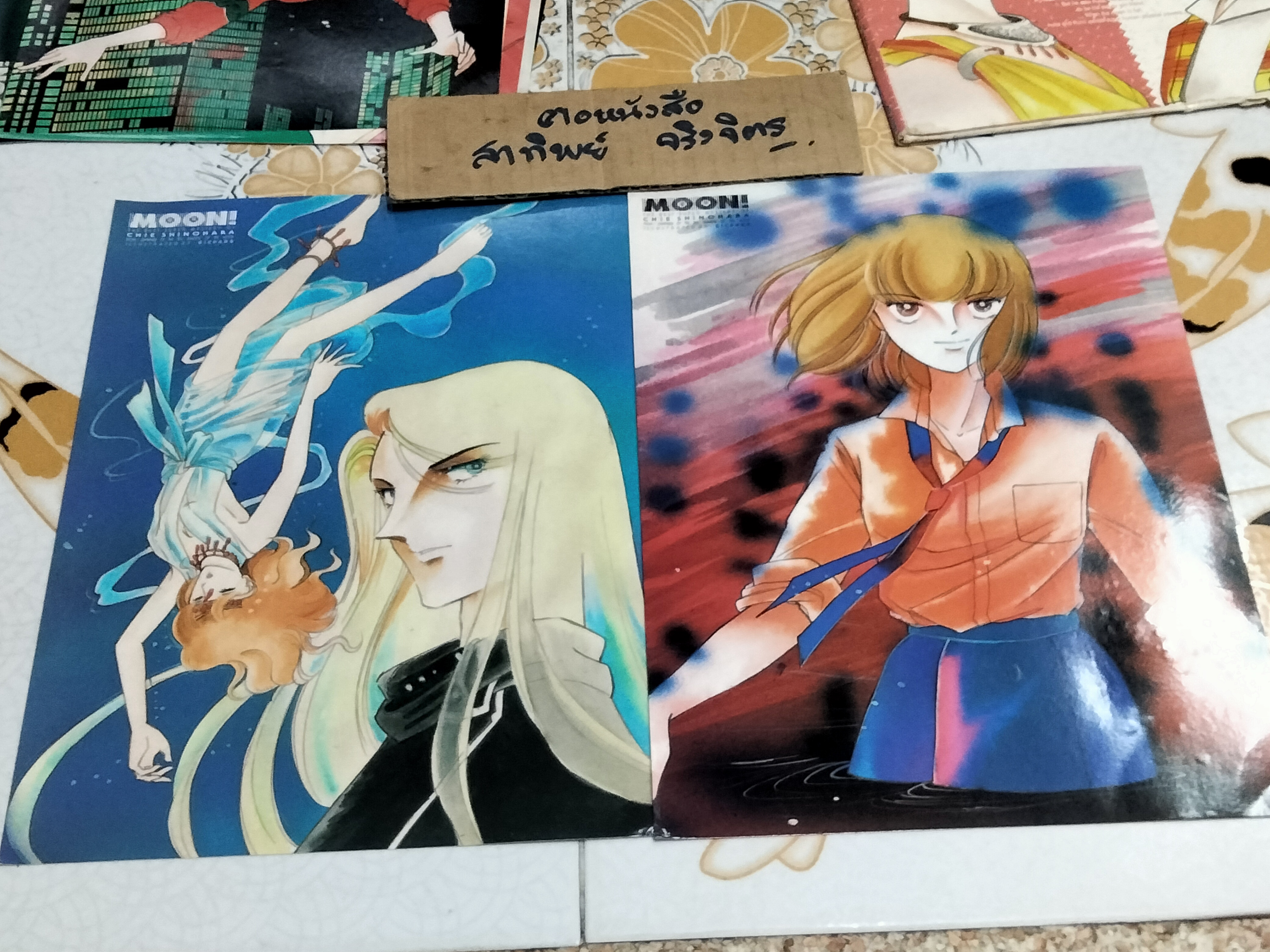 อัลบั้มภาพสี ( Moon ) คืนพระจันทร์เลือด THE BEST SUPER MYSTERY OF CHIE SHINOHA (มีแค่ 8 ใบ- จาก 10 ใบ , ไม่มี note book)