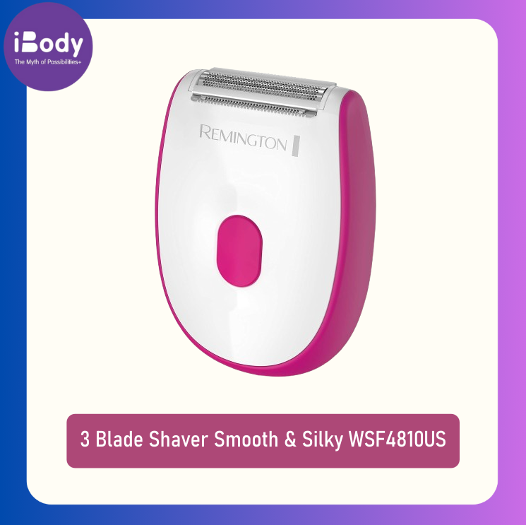 (Remington®) 3 Blade Shaver Smooth & Silky WSF4810US เครื่องโกนหนวด โกนขน
