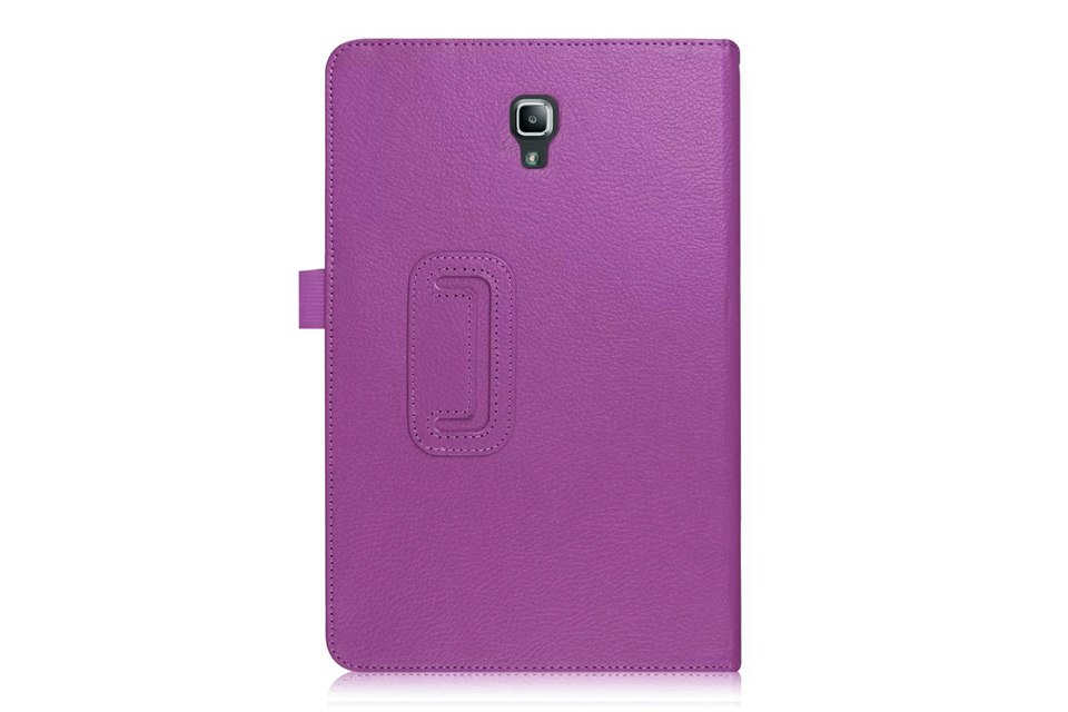 เคส Samsung Galaxy Tab S4 10.5นิ้ว T830/T835 #เคสฝาพับหนัง PU ผิวลิ้นจี่ Litchi Skin Leather Case