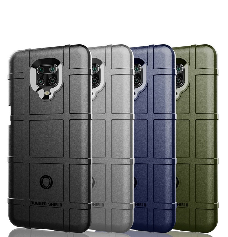 Case Redmi Note 9 Pro/Redmi Note 9S #เคสฝาหลัง Rugged Shield Series Soft Silicone Shock Absorption Matte กันกระแทก
