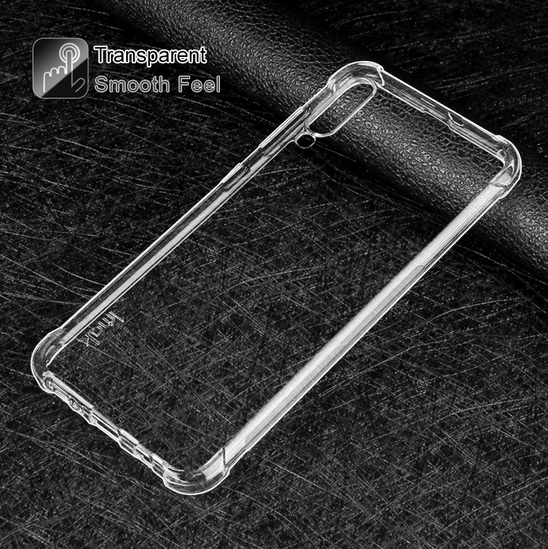 Case Samsung Galaxy A70 #เคสฝาหลัง IMAK มุมกันกระแทก Soft TPU Case + ฟิล์มกันรอย