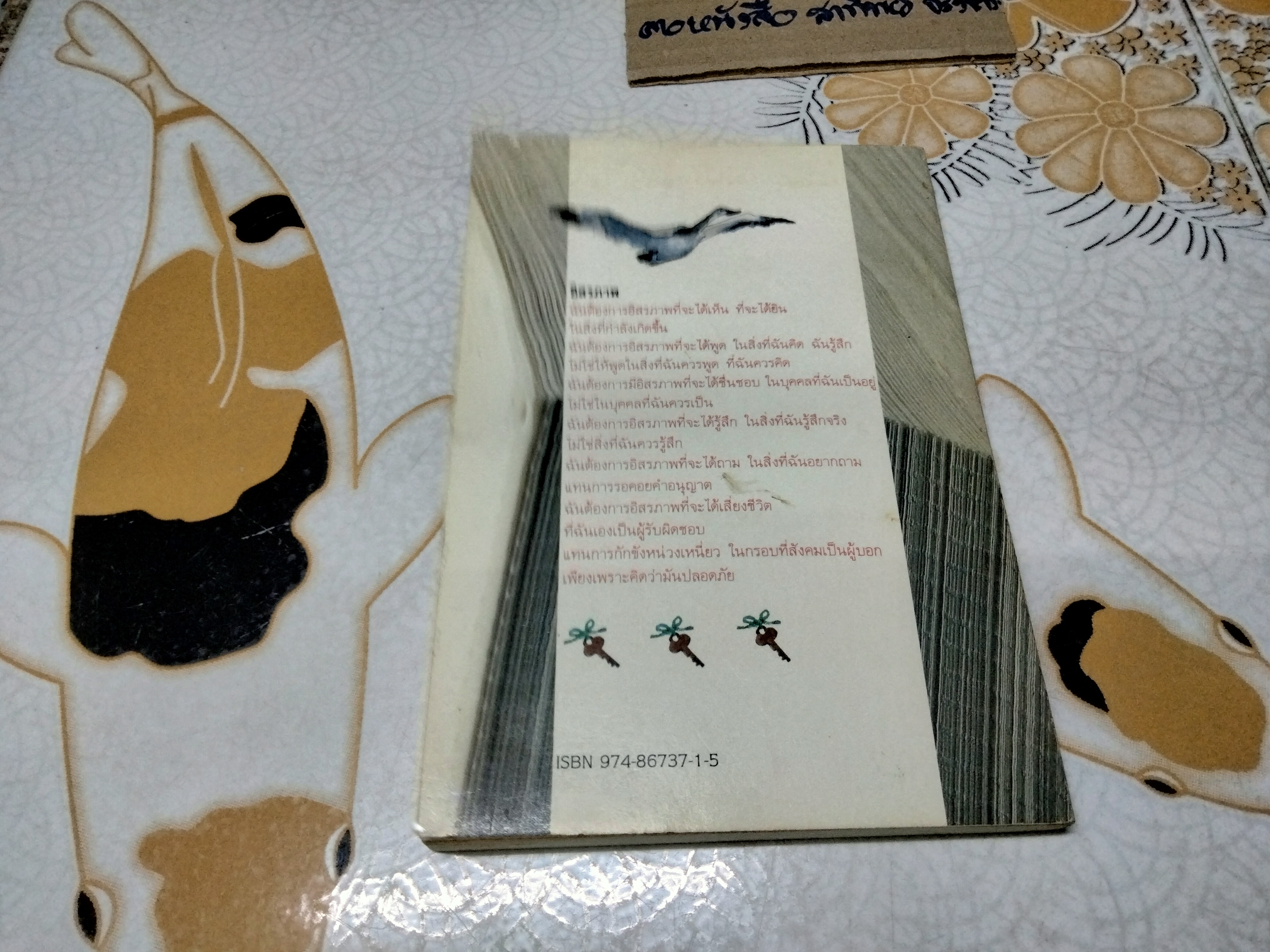 ค้นหาตัวเอง โดย นวลศิริ เปาโรหิตย์ ภาพโดย อดิพร โอภาศชาติ พิมพ์ครั้งที่ 3 สนพ.แสงแดด **สินค้าหมด**