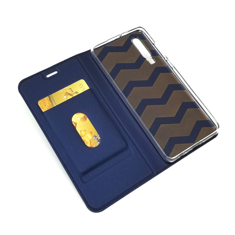 เคส Huawei Y9s #เคสฝาพับหนัง PU Magnetic Adsorption Stand Leather Card Holder