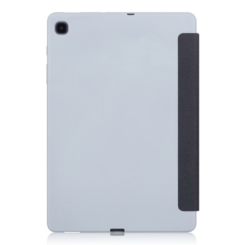 Case Samsung Galaxy Tab S6 Lite 10.4 SM-P610 P615 P617 #เคสฝาพับหนัง PU แบบ 3 พับมีช่องเก็บปากกา Soft TPU Tri-fold Stand Leather Smart Tablet