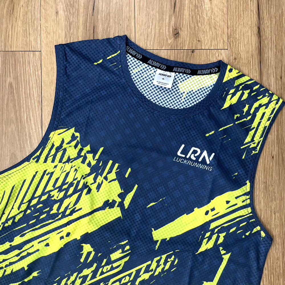 เสื้อวิ่งแขนสั้น แขนกุด เสื้อกล้าม (ชญ) ผ้า AirFlow ของแท้ มีรูระบายอากาศทั้งตัว น้ำหนักเบา ใส่สบายและไม่อมเหงื่อ (S31)