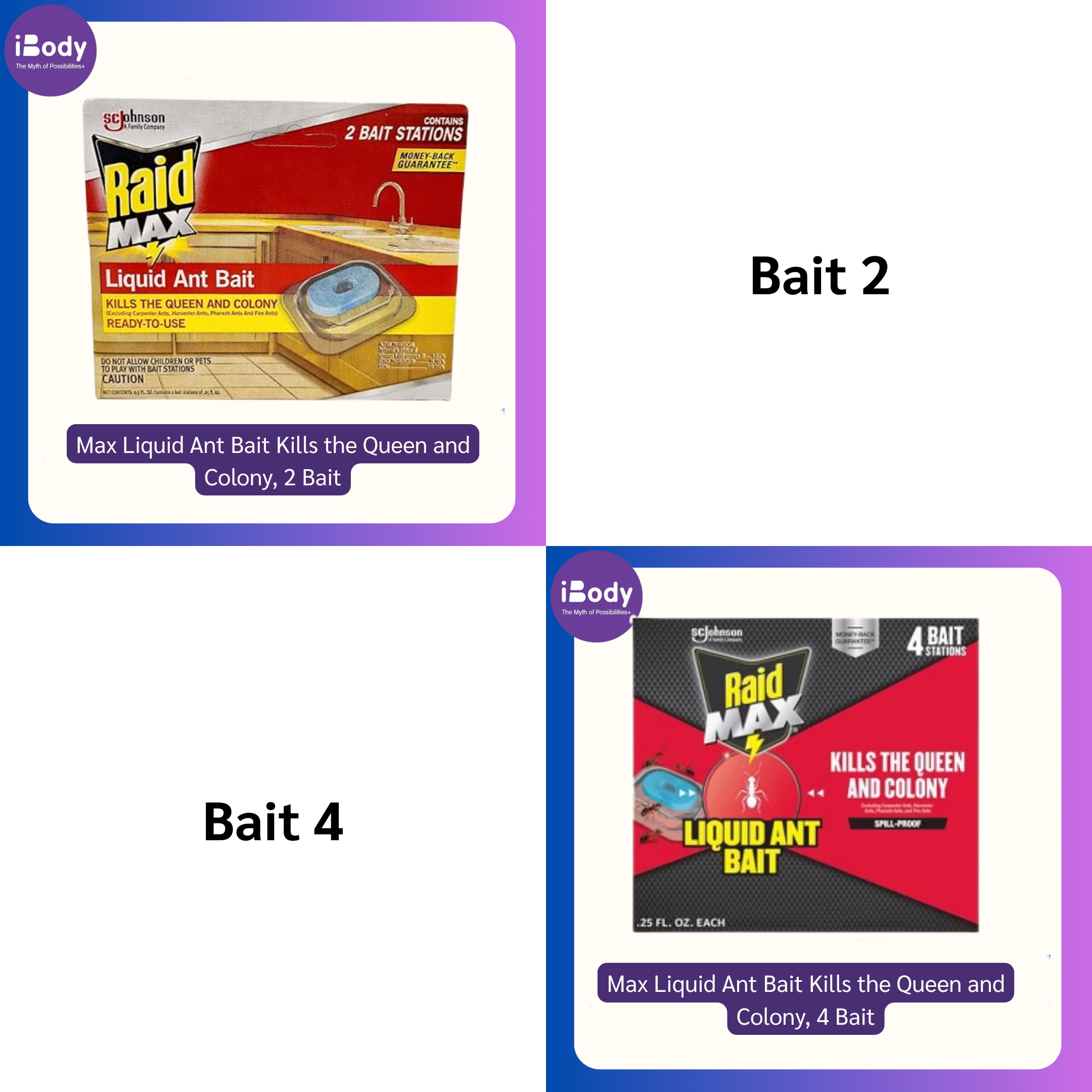 ผลิตภัณฑ์กำจัดมด Max Liquid Ant Bait Kills the Queen and Colony (Raid®)