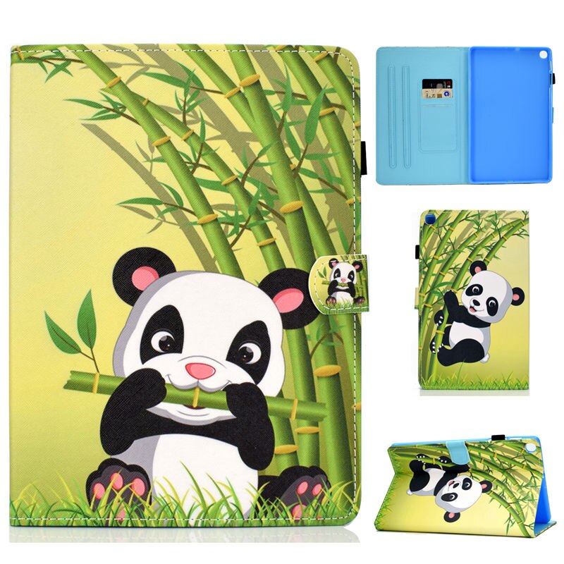Case Samsung Galaxy Tab S6 Lite 10.4นิ้ว SM-P610 P615 P617 #เคสฝาพับหนัง PU พิมพ์ลาย Pattern Printing PU Leather Flip