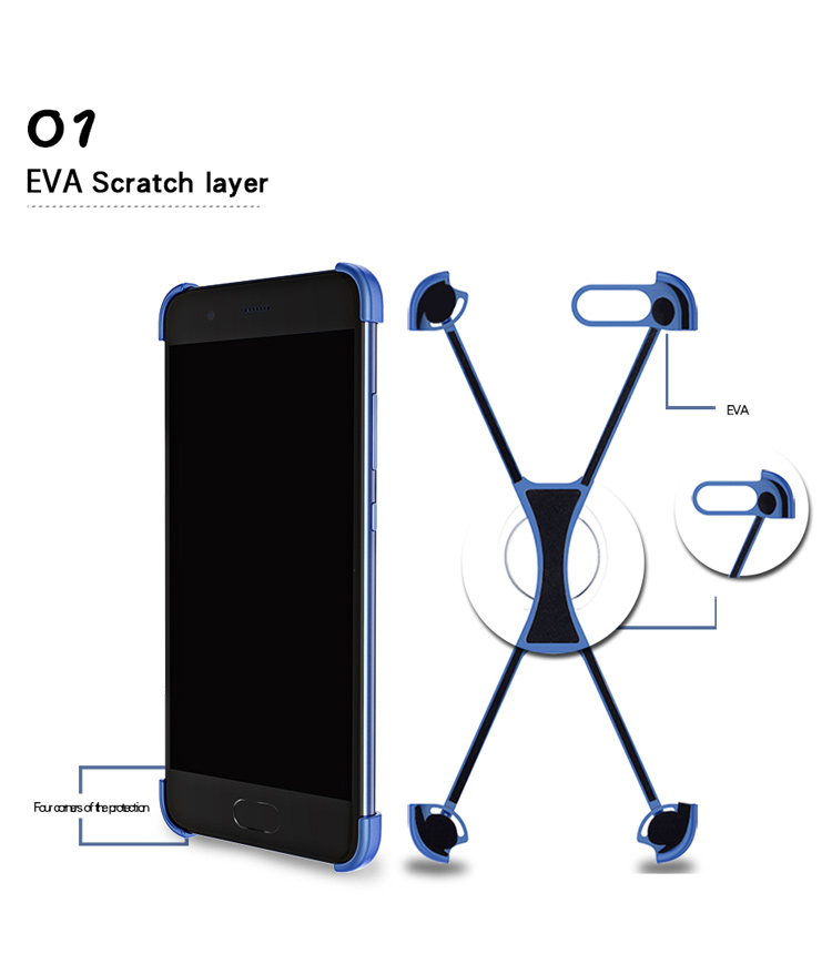 Case Huawei P10 Plus OATSBASF อลูมิเนียมอัลลอยด์ O-Ring Kickstand