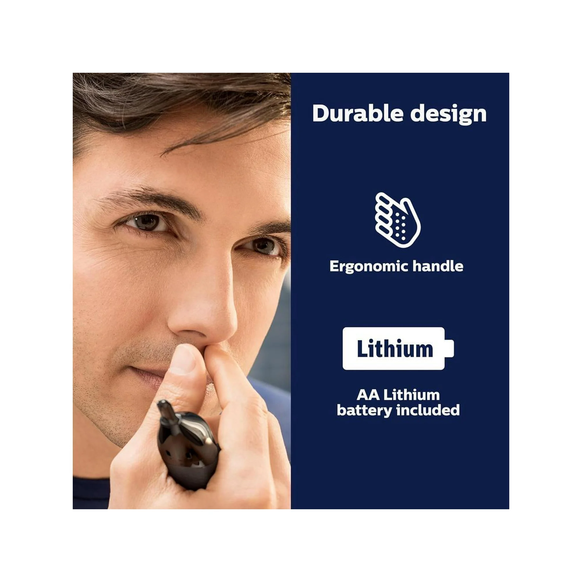 Philips® Norelco Nose Trimmer 5000 #NT5600/42 or NT5600/62 ฟิลิปส์ เครื่องตัดแต่งขนจมูก+ขนบนใบหน้า