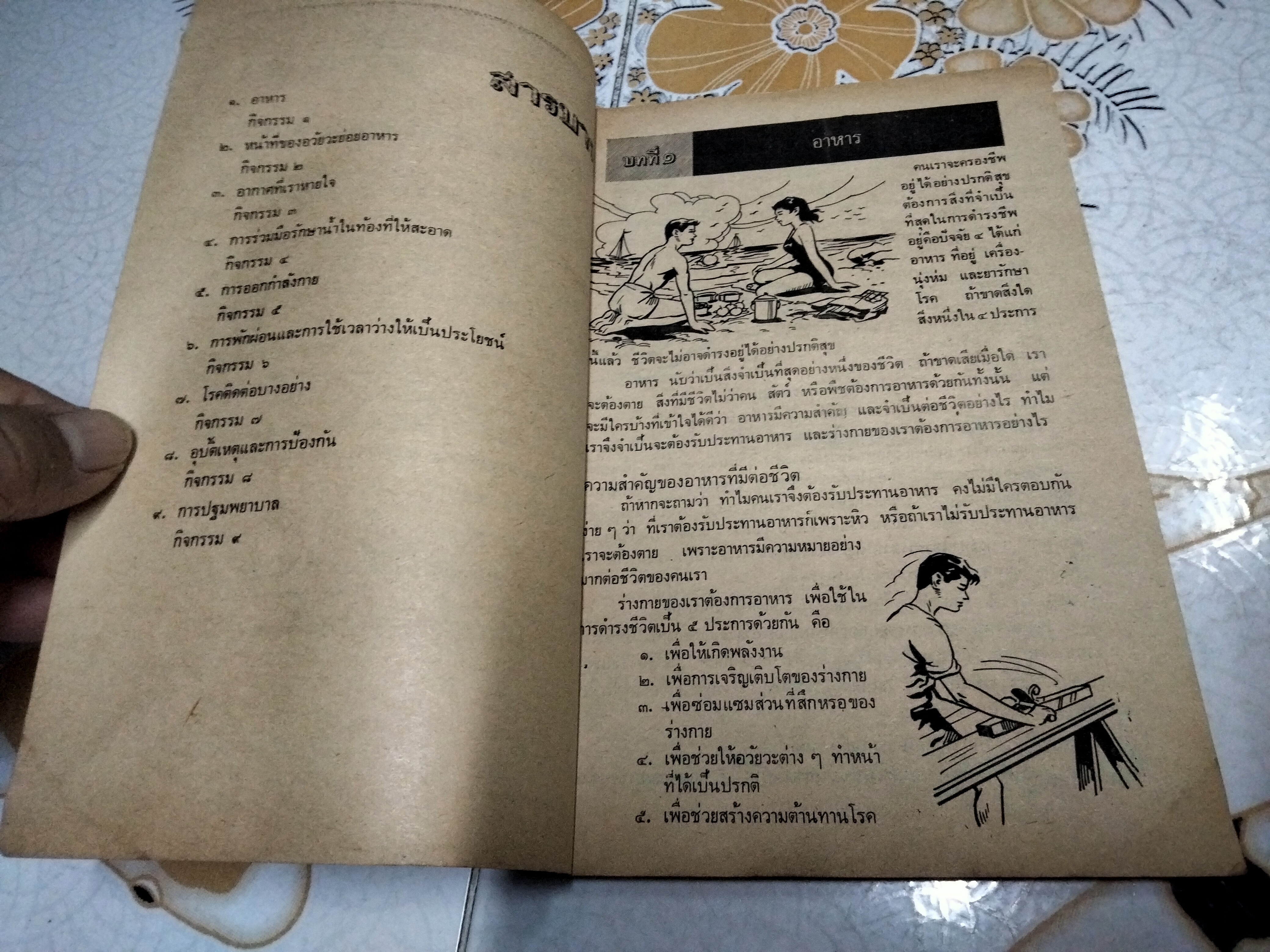 แบบเรียน สุขศึกษา ป. 6 - นายแพทย์ เสนอ อินทรสุขศรี / ตามหลักสูตรใหม่ กระทรวงศึกษาธิการ พิมพ์ครั้งแรกพ.ศ 2509 สำนักพิมพ์วัฒนาพานิช (ปกหลังคนนั่งก้มหน้า สุรา ยาเสพติด) **สินค้าหมด**