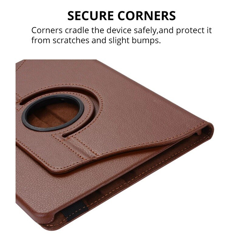 เคส Huawei MediaPad M6 10.8 นิ้ว #เคสฝาพับหนังผิวลิ้นจี่ Litchi Grain 360 Degree Rotary