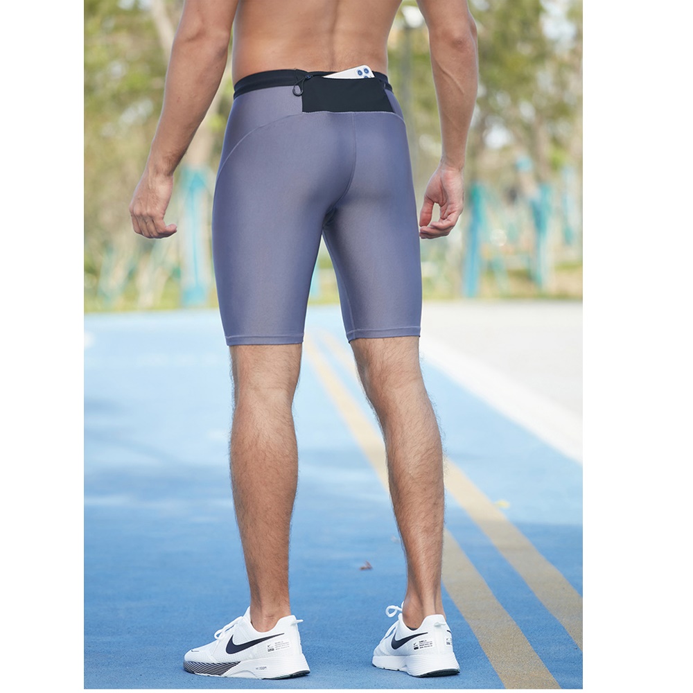 กางเกงรัดกล้าม กางเกงรัดรูปขาสั้น Compression Man Running (F39)