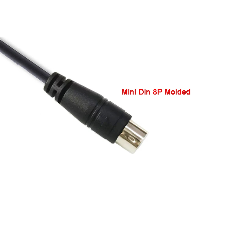สายสื่อสาร female to 8 pin mini DIN cable สายเคเบิลข้อมูล 3M