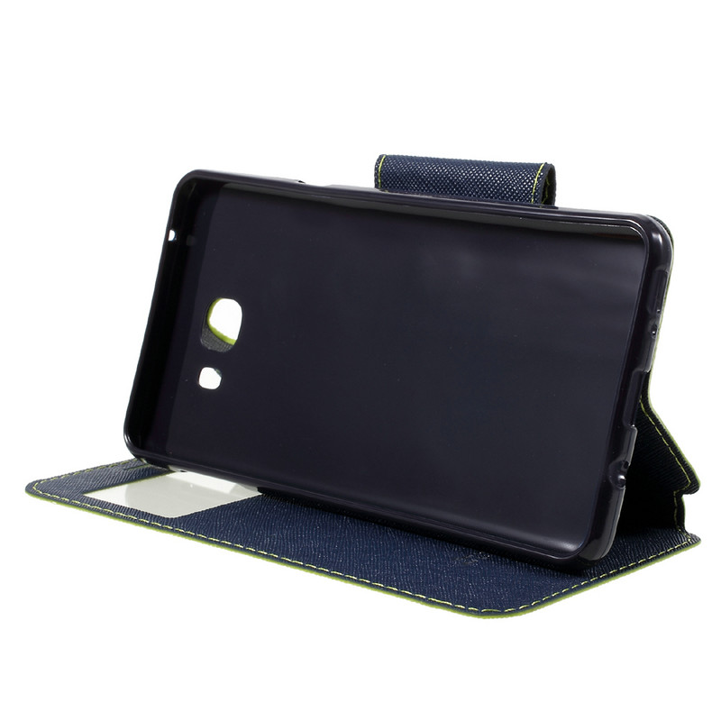 เคส Samsung Galaxy C9 Pro ROAR KOREA Diary #เคสหนัง PU ฝาพับมีช่องวิวแถบปิดแม่เหล็กทันสมัย