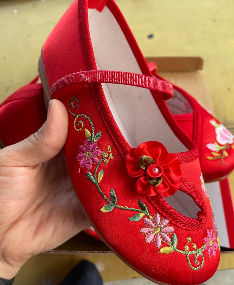 รองเท้าเด็กหญิง สไตล์จีน