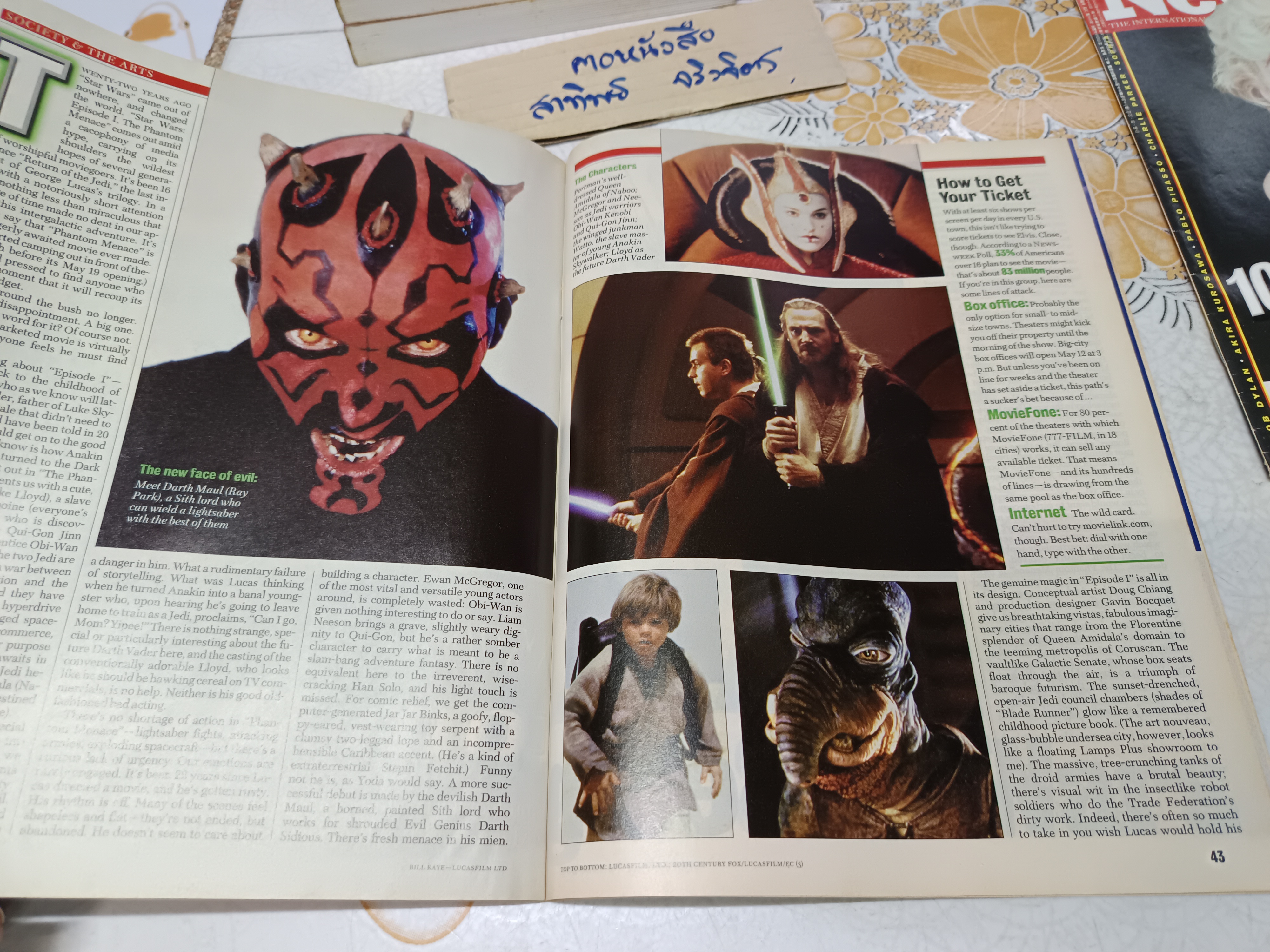 นิตยสาร Newsweek ฉบับเก่าๆ - ฉบับวันที่ 17 พฤษภาคม 1999 ภาพปก The Hyping of Star Wars **สินค้าหมด**
